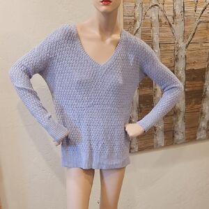 American Eagle Outfitters V-Neck Sweater - Soft Lavender